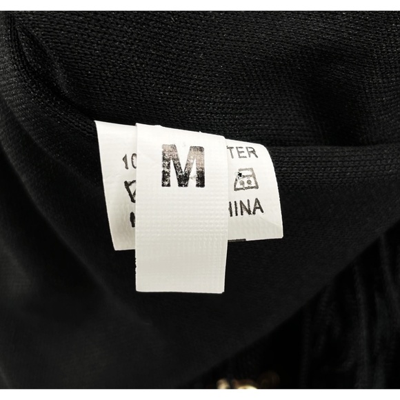 NWT Vision For Innovation Black Gold Sequin Tassel Dance Skirt Performance Dress - Picture 7 of 7